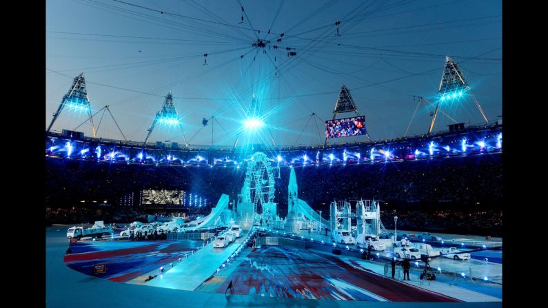 A general view shows the vastness of the stadium.