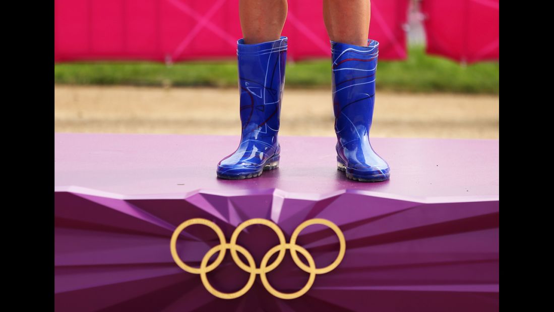 All athletes were instructed to bring a pair of wellies.