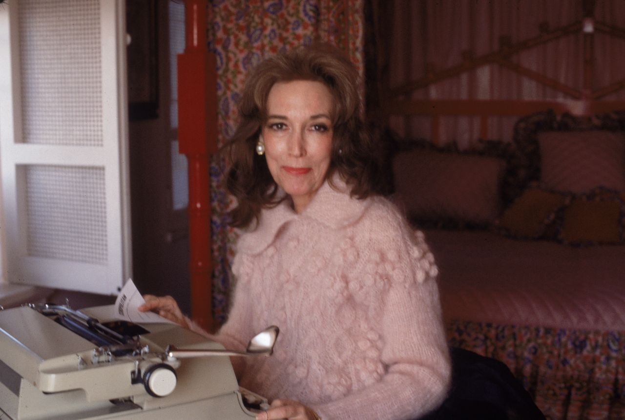 Helen Gurley Brown in her New York apartment in 1979. The former editor-in-chief of Cosmopolitan magazine and author of "Sex and the Single Girl" died on Monday, August 13. She was 90.