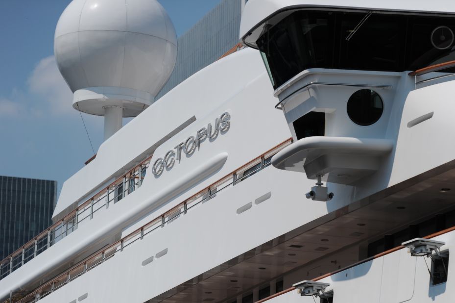 Octopus, the 414 foot megayacht owned by Paul Allen, the co-founder of Microsoft, was moored in Canary Wharf during the London 2012 Olympic Games. A combination of the boat being in the right place at the right time has allowed its inclusion in the recovery efforts. 