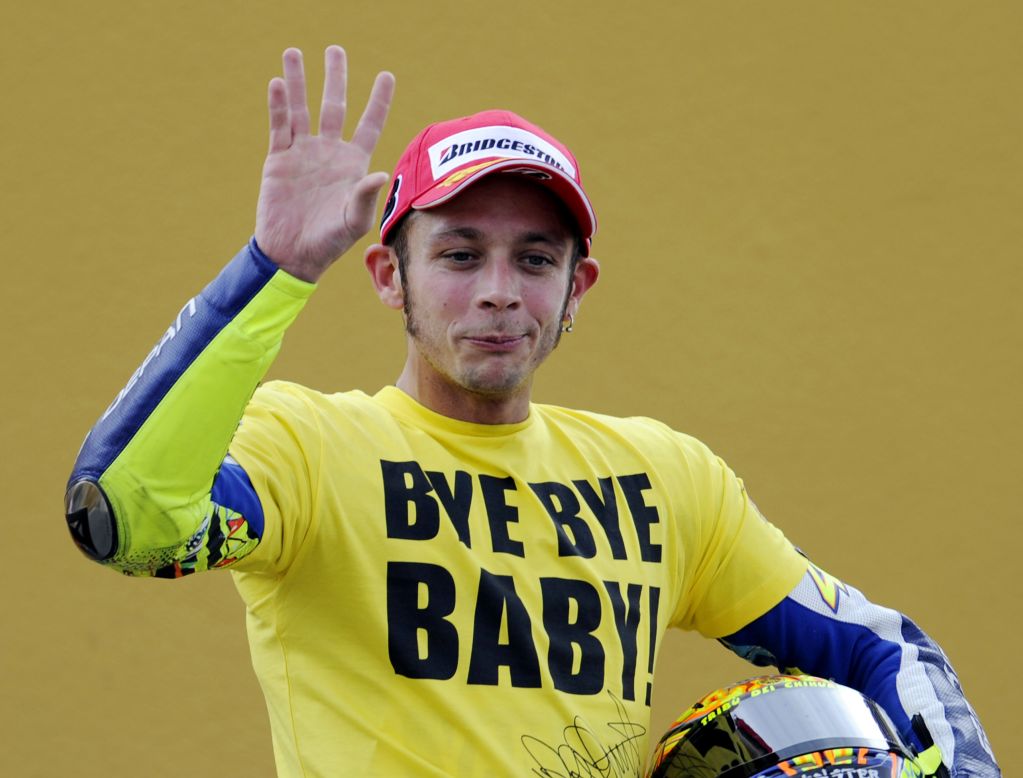 Rossi left Yamaha in 2010, having won 46 races for the Japanese team. However, that year the man known as "The Doctor" lost his world title to younger teammate Lorenzo.