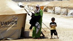 Jordan refugee camp