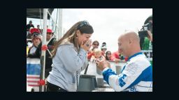BMX rider Todd Lyons took a knee in April at a national BMX race in Chula Vista, California, and popped the question to Mare Galletti, his girlfriend of three years. "People constantly tell us what an awesome proposal it was and how awesome it is to have it all captured," Galletti said. See more on Lyons' very public proposal on Galletti's iReport.                                                                                                      