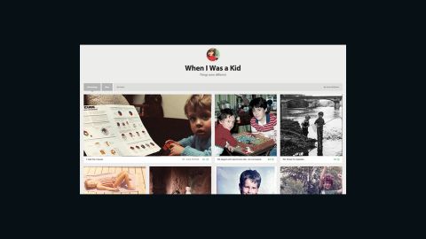 A collection of users' childhood photos on Medium, the new blogging platform from Evan Williams and Biz Stone.