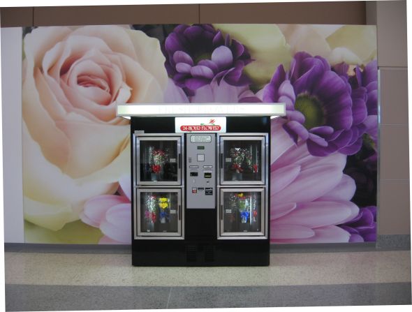 Greet your sweetie with a fresh bouquet. Airports in Nashville, Tennessee and New York are among 29 airport locations for 24-Hour Flower. The newest location, above, is in brand new Terminal 3 at McCarran International Airport in Vegas.