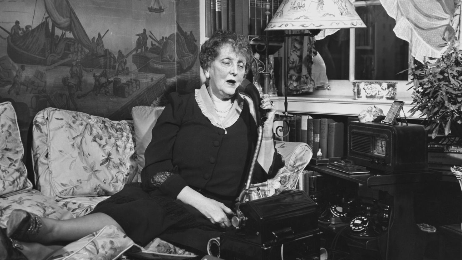Etiquette writer Emily Post (1872-1960), pictured at home in 1940, remains relevant in the digital age -- with a few tweaks.