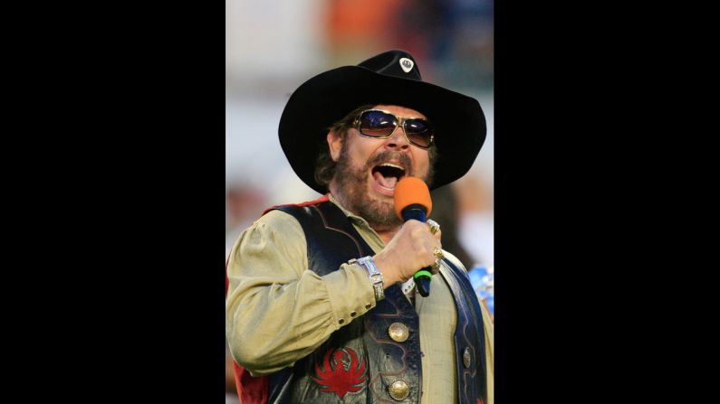 Singer Hank Williams Jr. is a vocal Republican supporter. 