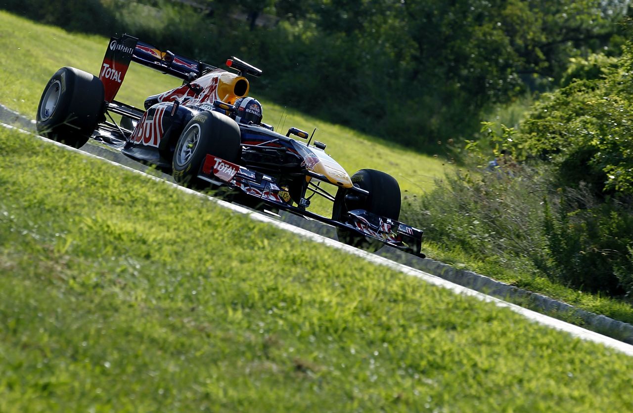 Former F1 driver David Coulthard was behind the wheel for the 2012 visit, causing a stir as he sped through Liberty State Park.
