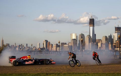 New Jersey was originally scheduled to stage Formula One's inaugural Grand Prix of America in June 2013, and Red Bull took its RB7 car over to the state of New York one year early to test drive the streets.