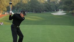 Gary Player, who describes himself as the "World's Most Traveled Athlete" says he has racked up more than 15 million air miles in his career. Now aged 76, he was honorary starter at the Masters, in Augusta, April 2012.