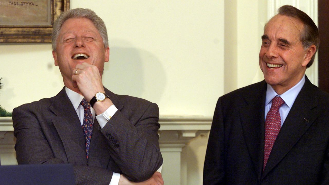 Both Bill Clinton and Bob Dole have gotten off some zingers in their careers.
