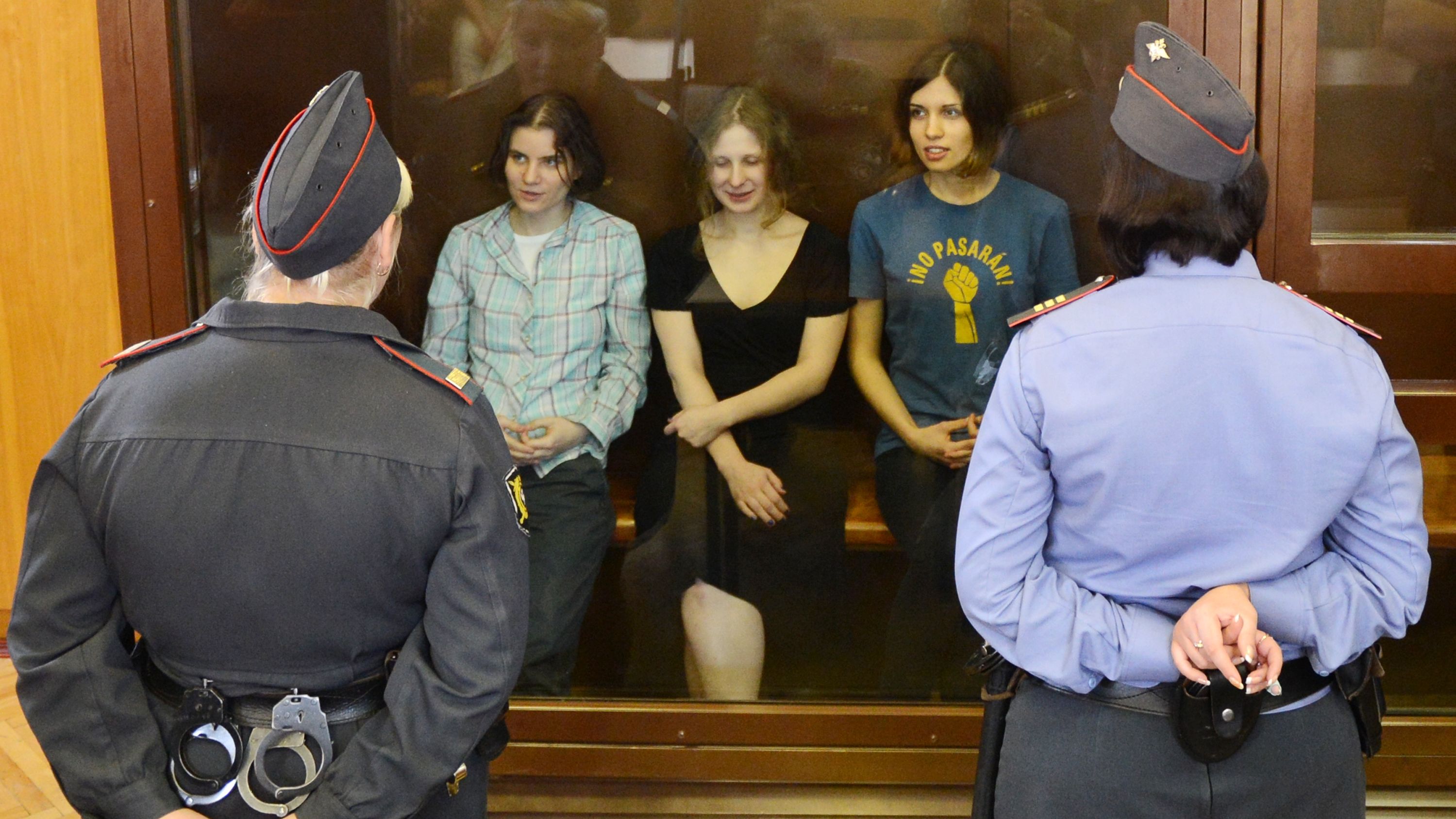 Eighteen Year Old Pussy - Russian court imprisons Pussy Riot band members on hooliganism charges | CNN