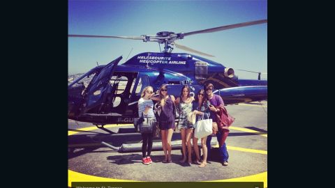 Annabel Schwartz, pictured with friends on vacation, called the Rich Kids of Instagram blog "embarrassing."