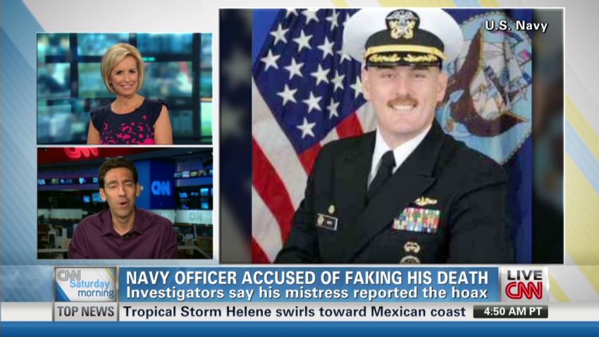 Navy officer accused of faking his death | CNN