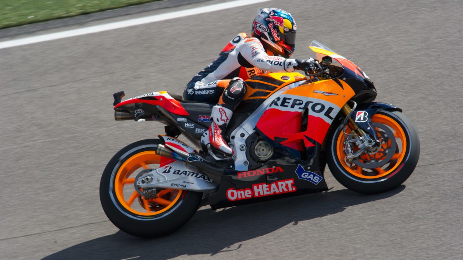 Dani Pedrosa at the Indianapolis Grand Prix