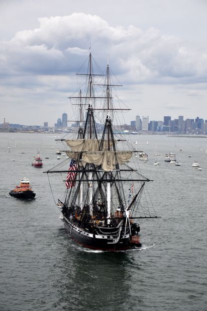 The ship, which is considered the world's oldest commissioned warship afloat, prepares to set sail Sunday.