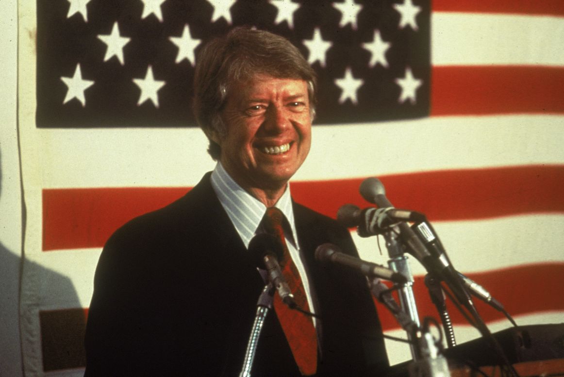 <strong>PROMISE: "I will never lie to you." </strong>Carter's campaign pledge in the aftermath of Watergate helped him win the White House. However, political historians often point out that this promise did not insulate him from a voter backlash four years later over a sour economy, soaring energy prices, and the Iranian hostage crisis.