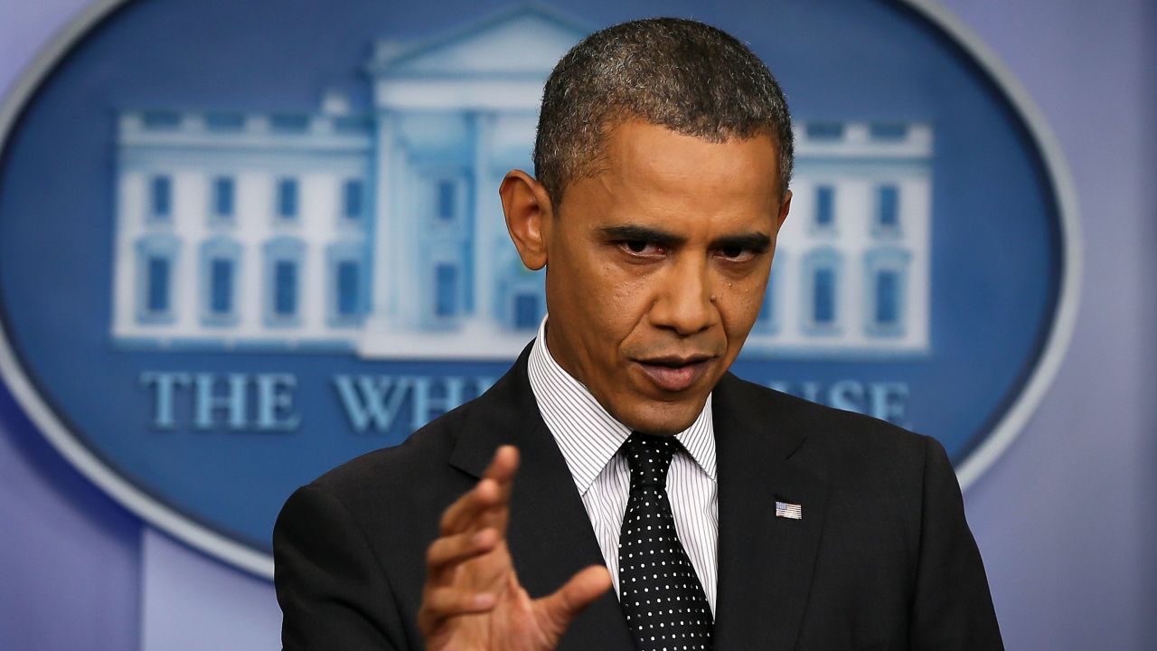 President Obama's remarks at the White House Monday appear to ratchet up his stance on Syria.