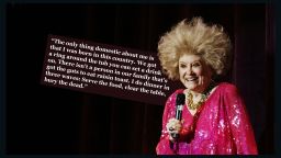 Phyllis Diller, who died this week, made an artform out of wisecracking. She was prolific, self-deprecating and slyly radical: Her jokes tended to focus on her failings as a housewife, her lack of sex appeal, and the shortcomings of an imaginary husband and overweight mother-in-law.    