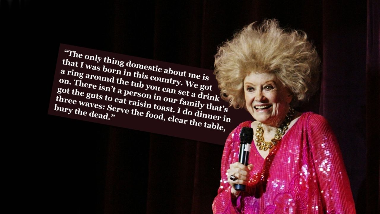 Phyllis Diller, who died this week, made an artform out of wisecracking. She was prolific, self-deprecating and slyly radical: Her jokes tended to focus on her failings as a housewife, her lack of sex appeal, and the shortcomings of an imaginary husband and overweight mother-in-law.
