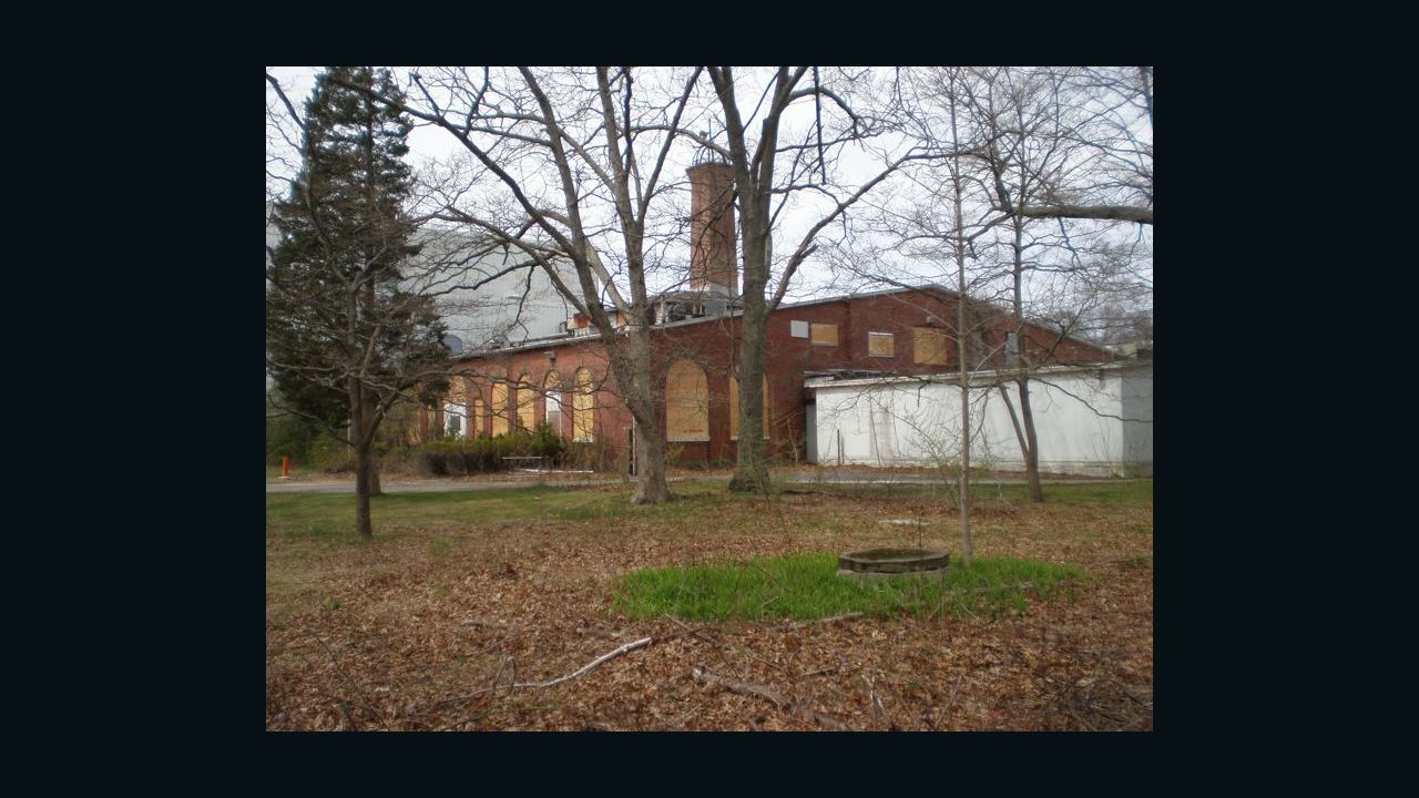 The site of inventor Nikola Tesla's former laboratory sits idle and boarded up in Shoreham, New York.