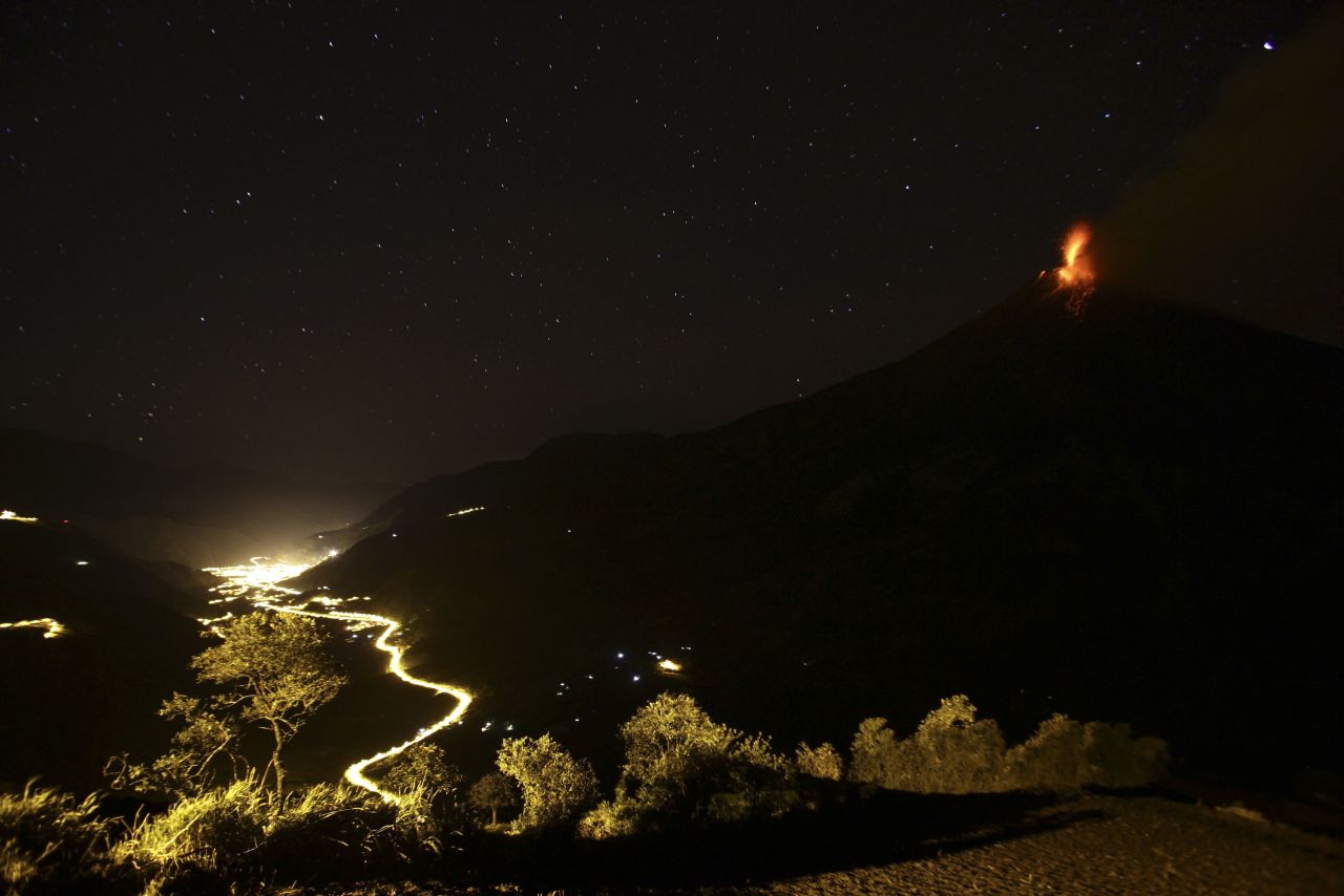 The glacier-capped, 16,478-foot (5,023-meter) volcano has erupted periodically since 1999.