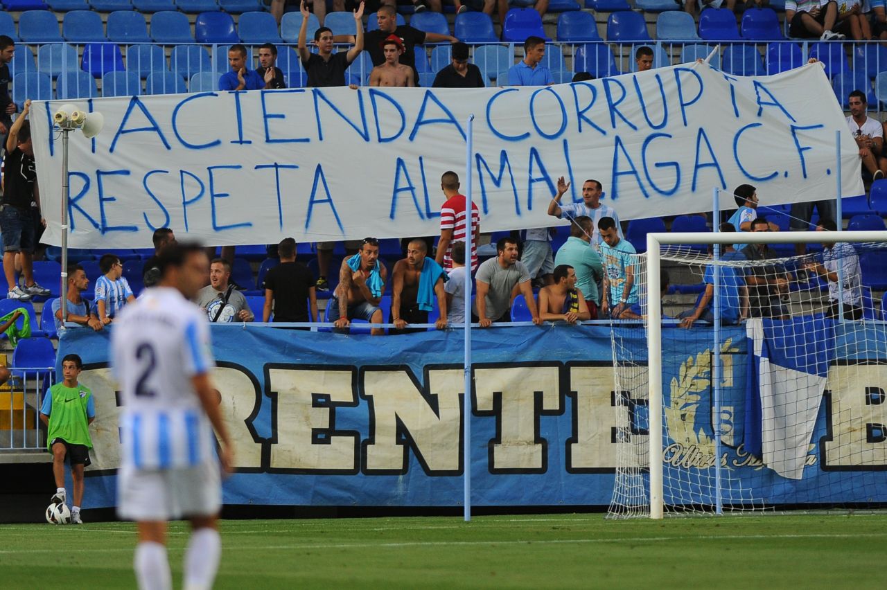 Malaga's fans have been left in the dark where Al Thani and the club's future is concerned. Some supporters accused journalists of attempting to destabilize the team with stories of wages not being paid.