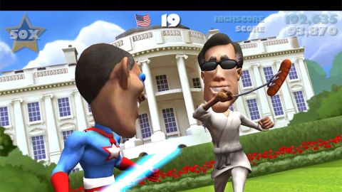 Political gamers can duke it out between President Barack Obama and Mitt Romney.