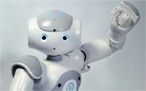 Nao, from Aldebaran Robotics, is a 22-inch, humanoid robot used largely for educational purposes.