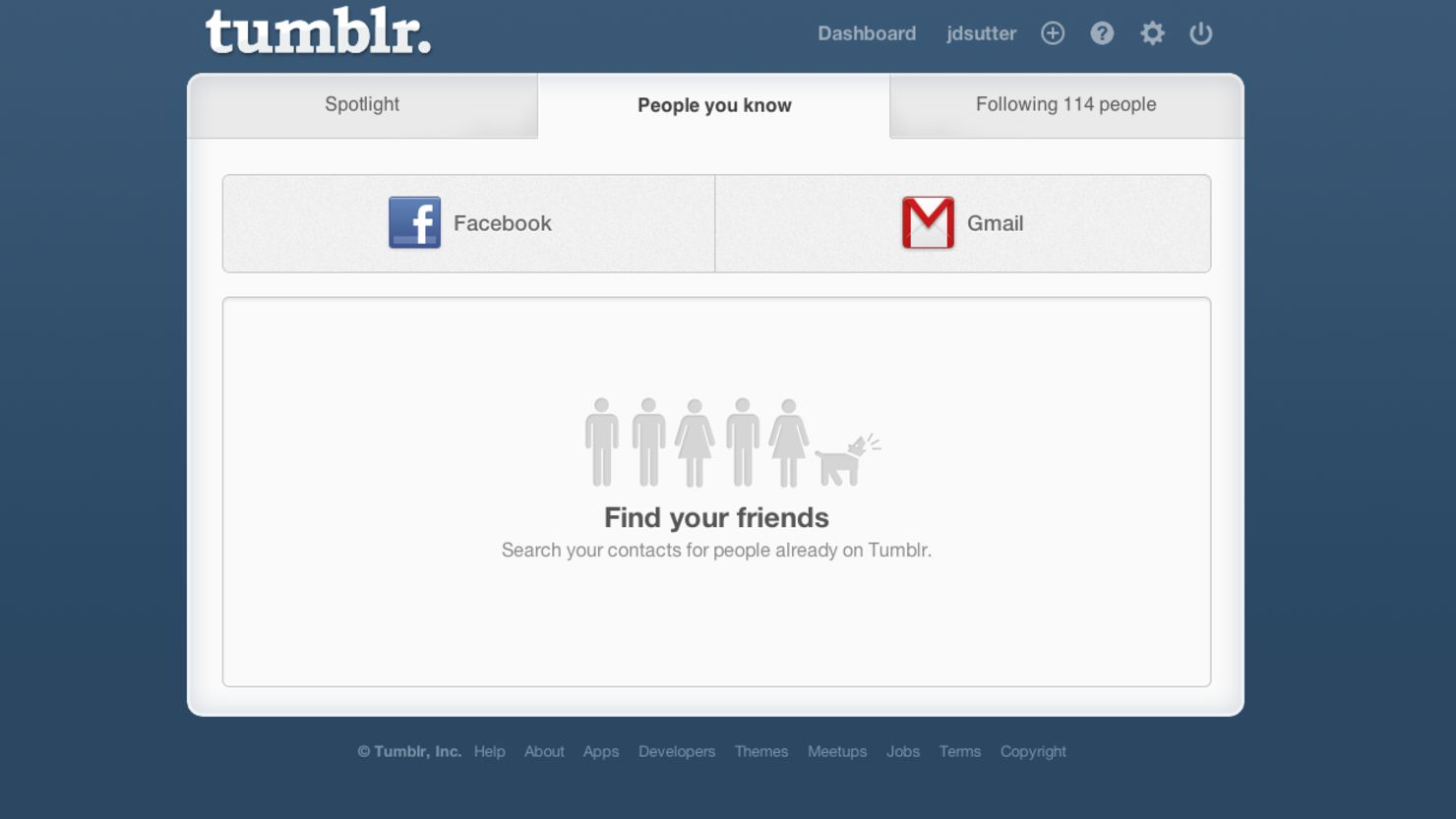 Twitter revoked access to a friend-finder feature on Tumblr.