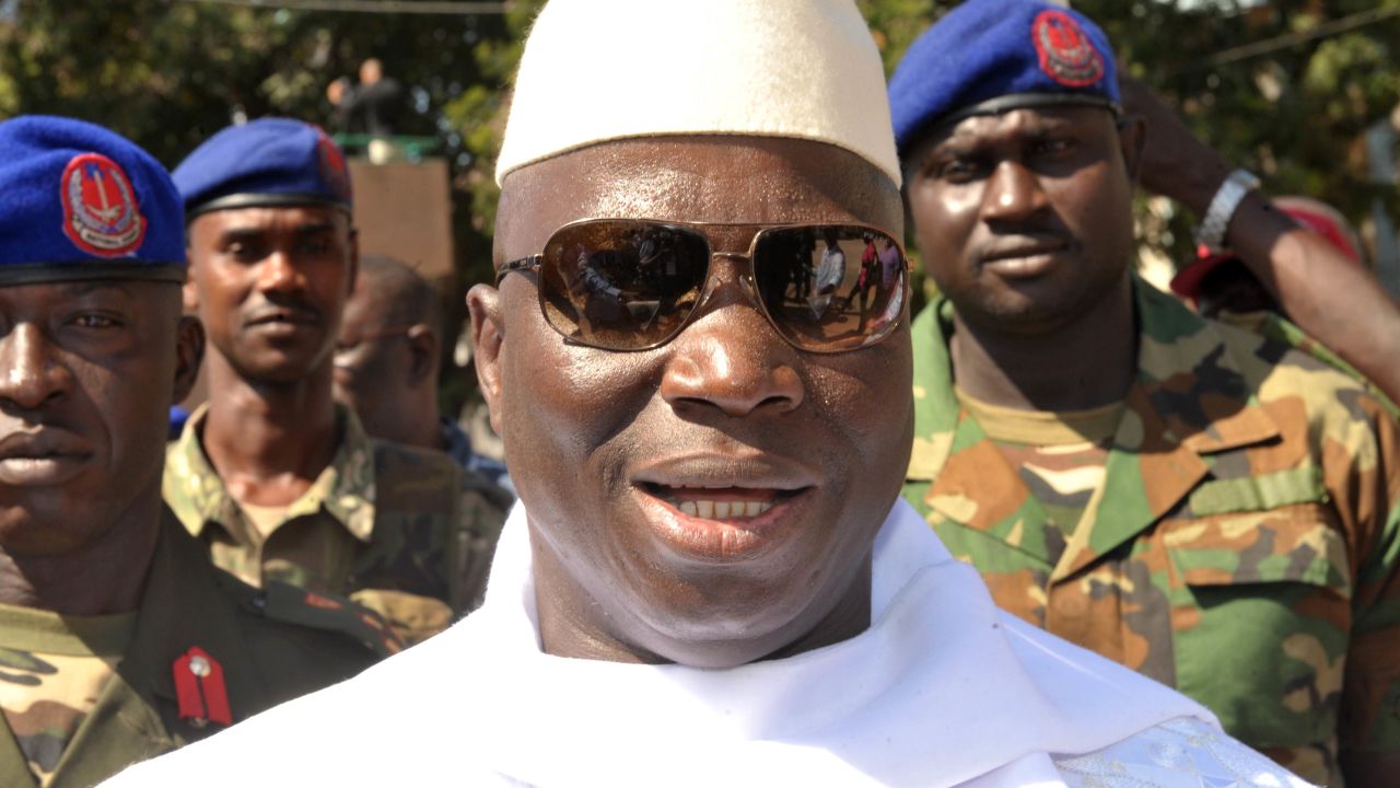 Outgoing Gambian president Yahya Jammeh seized power in 1994 in a military coup