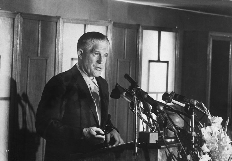 George Romney (Mitt's father) opposed the Vietnam War during his presidential run, although he had previously supported it. In explaining his change of heart, he said that in 1965, he visited Southeast Asia and met with U.S. generals who "brainwashed" him into supporting the war. His candidacy could not recover.