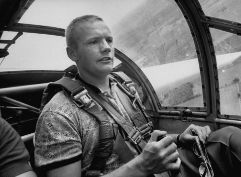 Neil Armstrong at the NASA Training Center on September 1, 1963.