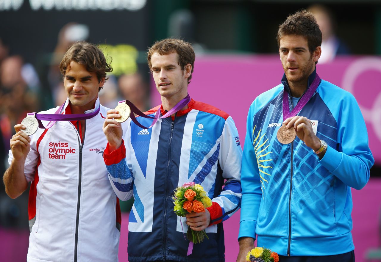 Courier told CNN that Andy Murray is now one of the "big four" after beating Wimbledon champion Roger Federer in the Olympics final at London 2012, while bronze medalist and 2009 U.S. Open champion Juan Martin Del Potro is an outside threat.