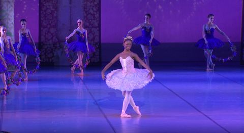 Sierra Leonean ballerina Michaela DePrince, 17, one of the ballet world's rising stars. The teenage dancer made her professional debut last month in South Africa.