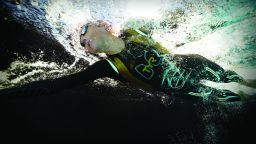Pool swimming can be very different from open water swimming, says Chrissie Wellington, four-time World Ironman champion.
