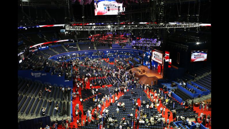 The Republican National Convention officially began Monday, August 27, but the bulk of the action was delayed until Tuesday.
