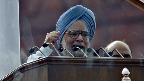 Indian Prime Minister Manmohan Singh, pictured here on August 15, 2012, was coal minister between 2006 and 2009. 