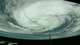 Video of hurricane Isaac from space as the International Space Station flies over