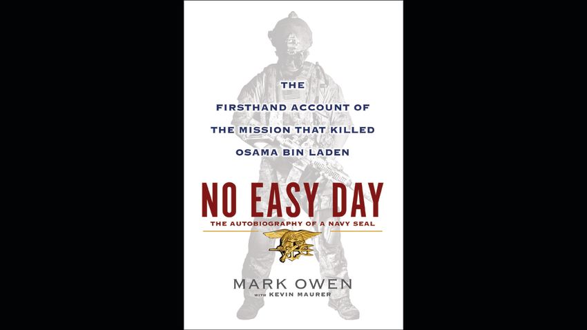 This image courtesy of publisher Dutton, a member of Penguin Group USA, show the cover of the upcoming book "No Easy Day, " the first eye witness account by one of the US Navy SEALs in the unit that killed Osama bin Laden. The scheduled publication date is September 11, 2012. Dutton said that "No Easy Day: The Firsthand Account Of The Mission That Killed Osama Bin Laden" is written by one of the SEALs who entered the al Qaeda founder's hideout in May 2011 "and was present at his death." The writer, identified by the pseudonym Mark Owen, is said to have left the military and is the veteran of 13 consecutive combat deployments, culminating with the Operation Neptune Spear in Abbottabad, Pakistan. The book is co-written with Kevin Maurer, a US journalist. In the book, Owen says, he wants "to set the record straight about one of the most important missions in US military history. 'No Easy Day' is the story of 'the guys, ' the human toll we pay, and the sacrifices we make to do this dirty job."