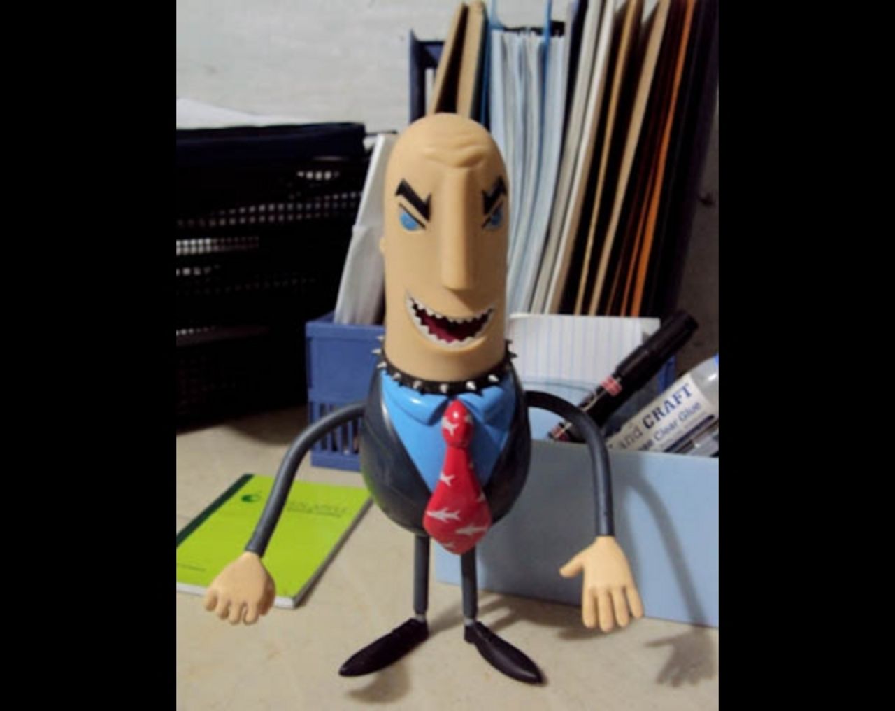 A little plastic shark in a pinstripe suit works wonders for 22 year old Philippines college student <a href="http://ireport.cnn.com/docs/DOC-830904" target="_blank">Clyde Antes</a>' motivational levels. "Whenever I feel bored or tired while working, I'll just look at my toy and it makes me laugh," he says. "You talkin' to me, Sharkbait?", Antes makes the toy say.  And, "Pro bono? Never heard of him".