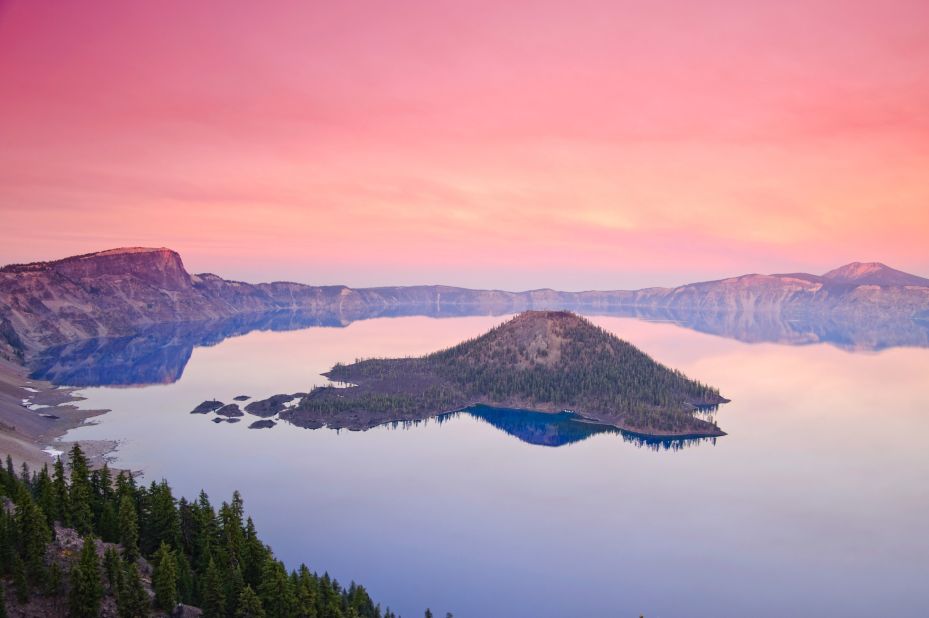 Oregon's Crater Lake is the deepest lake in the United States.