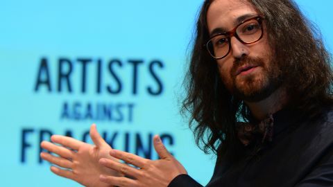 Artist Sean Lennon attended the launch of Artists Against Fracking, an activist partnership project opposed to hydraulic fracking.

