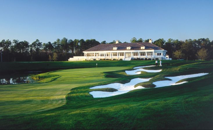The superb clubhouse at the TPC Myrtle Beach -- one of the many classic courses used as a host venue by the World Amateur Handicap Championship.