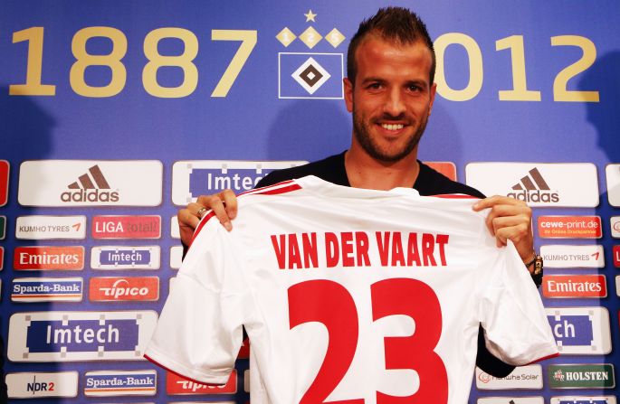 <strong>Spurs to Hamburg:</strong> The Dutch international returns to the Bundesliga after a successful two-year spell at the north London club. Van der Vaart played for Hamburg from 2005 to 2008 before joining Spanish champions Real Madrid.
