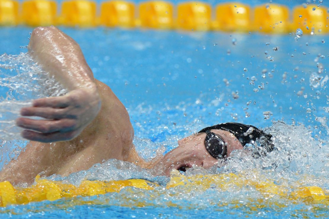 Brad Snyder on his way to gold at the 2012 Paralympic Games.