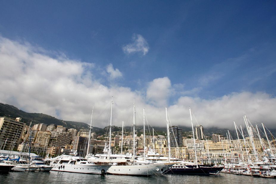 Around 100 superyachts -- ranging from 25 to 90 meters -- will go on display along Port Hercules harbor during the Monaco Yacht Show in September. 