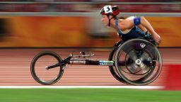 Tatyana McFadden is an eight-time world champion sprint athlete from the United States. She has previously participated in Paralympic Games in Athens and Beijing. So far in London, she has added a gold to her medal stash. 