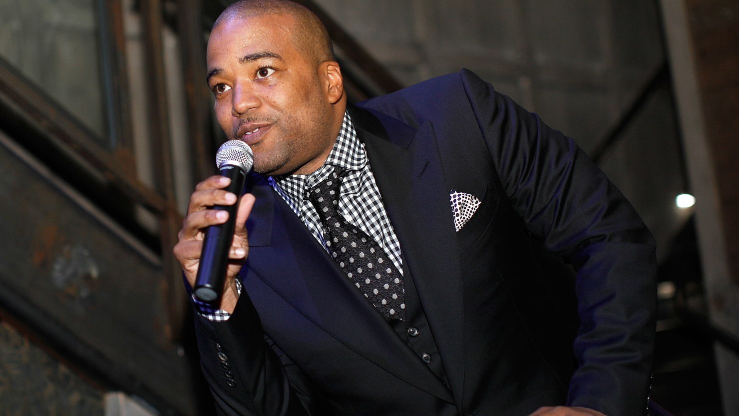 Chris Lighty speaks at the debut of 'Power By 50 Cent' fragrance in 2009 in New York City. 