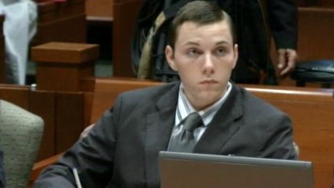 Matthew Scheidt appears in a Florida court during his trial in August.